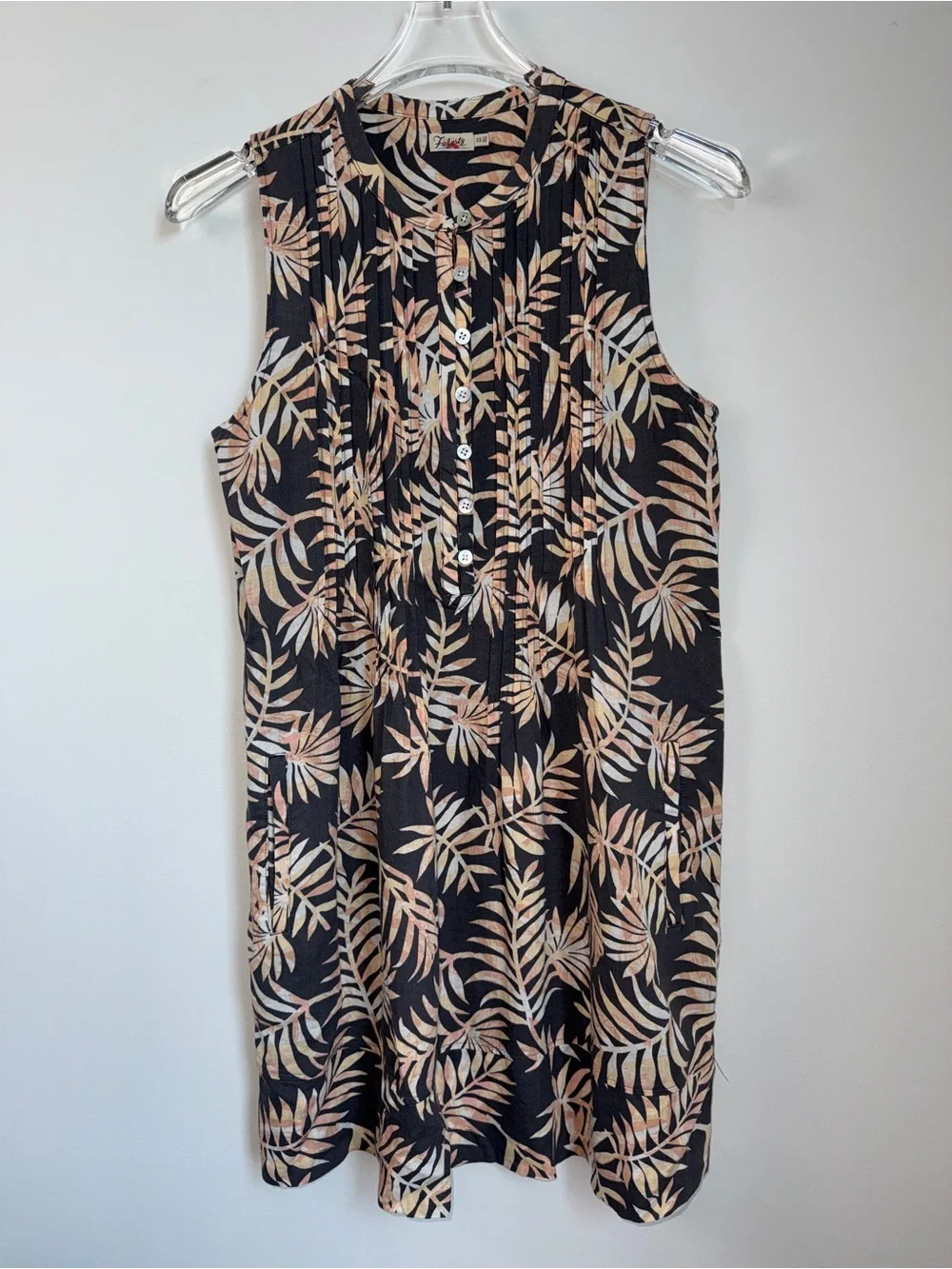 FAHERTY Isha linen blend DRESS XS